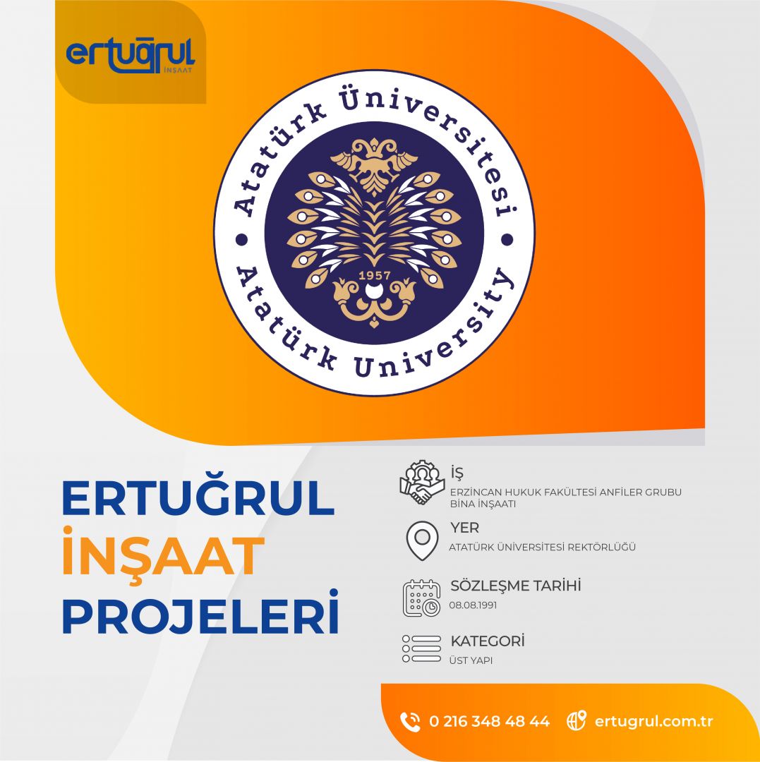 ERZİNCAN HUKUK FAKÜLTESİ ANFİLER GRUBU BİNA İNŞAATI    