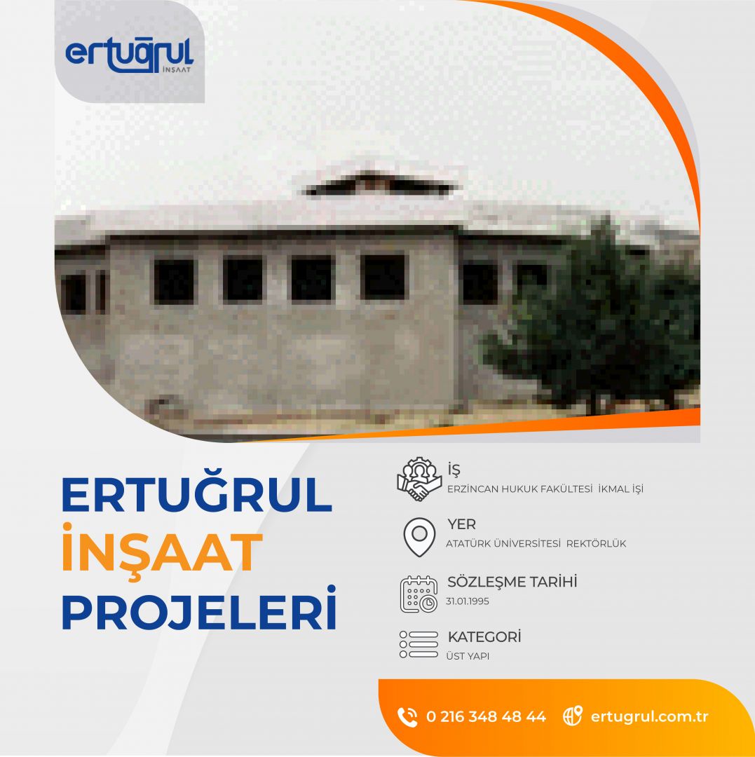 ERZİNCAN HUKUK FAKÜLTESİ  İKMAL İŞİ