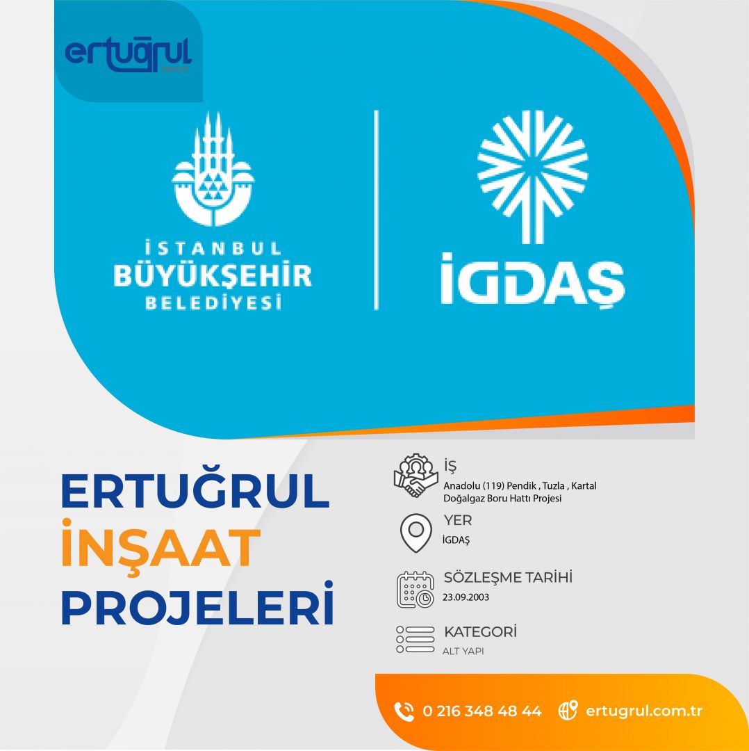 Anadolu (119)  Pendik , Tuzla , Kartal Doğalgaz    Boru