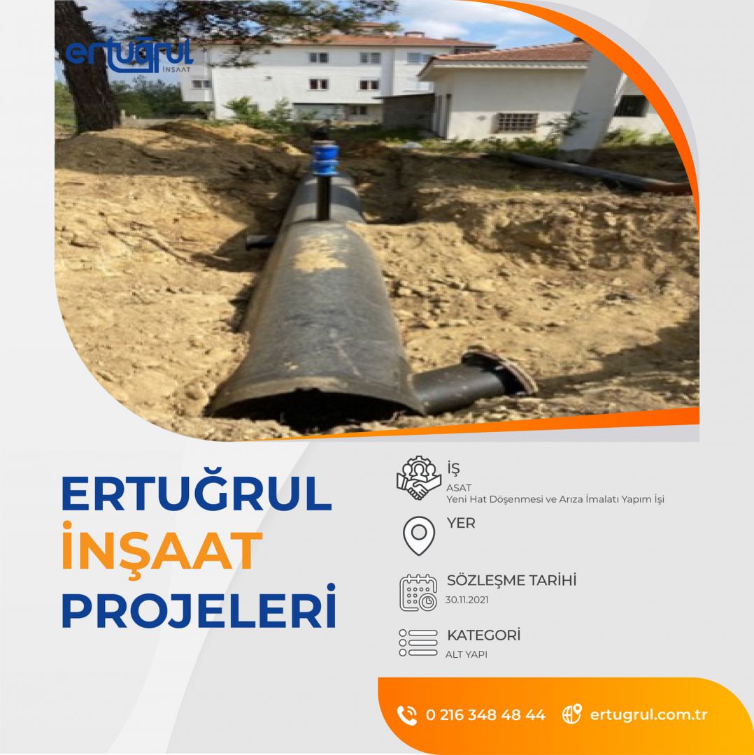 Yeni Hat Döşenmesi ve Arıza İmalatı Yapım 